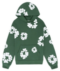 COTTON WREATH HOODIE GREEN